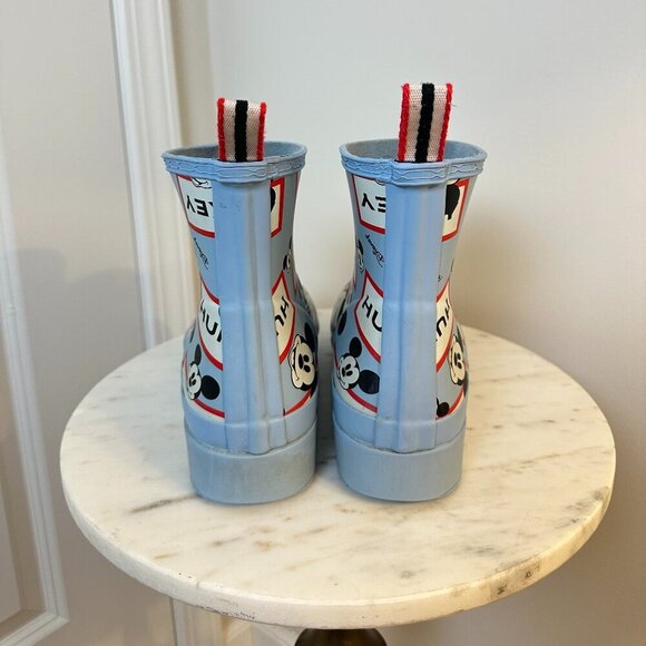 HUNTER x DISNEY Mickey Mouse Rain Boots in Multi Size US 8 / UK 6 - Picture 6 of 8
